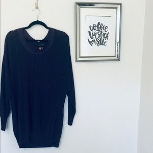 Comfy Purple Sweater Tunic / Dress